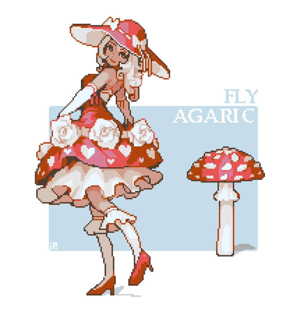 icePersn's tweet photo. Amanita Muscaria (Euro-Asian Fly Agaric) 🍄
#pixelart https://t.co/irsZFSWjrB