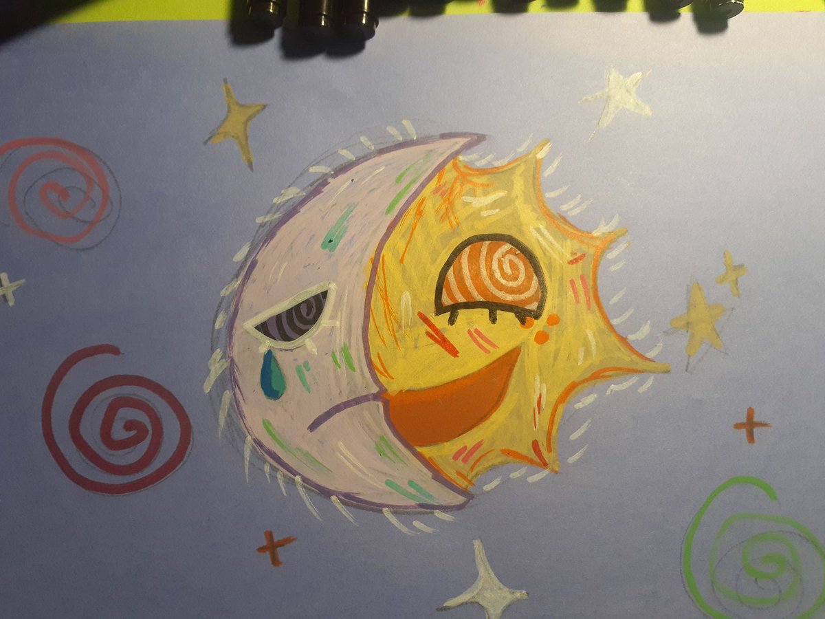 days seem sometimes as if they'll never end.
#art  #paintmarkers  #risesthemoon  #lianaflores :333