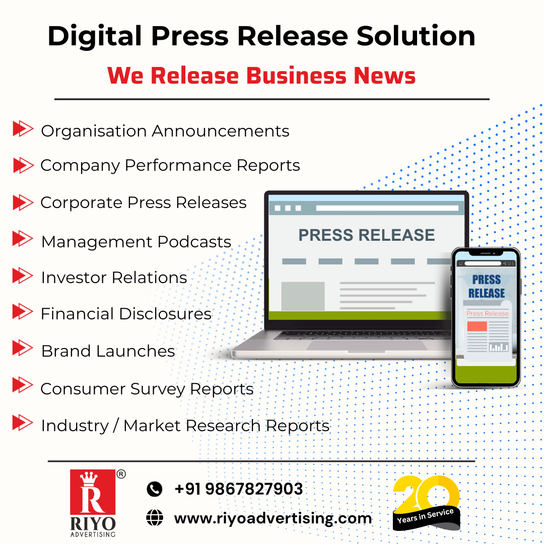 digitalpressR's tweet photo. Types of Press Releases commonly used to generate media coverage-
Industry / Market Research Reports
Management Podcasts
Consumer Survey Reports
Organisation Announcements
Corporate Press Releases
Company Performance Reports
Investor Relations
Financial Disclosures
Brand Launches https://t.co/TboDD9pA3r