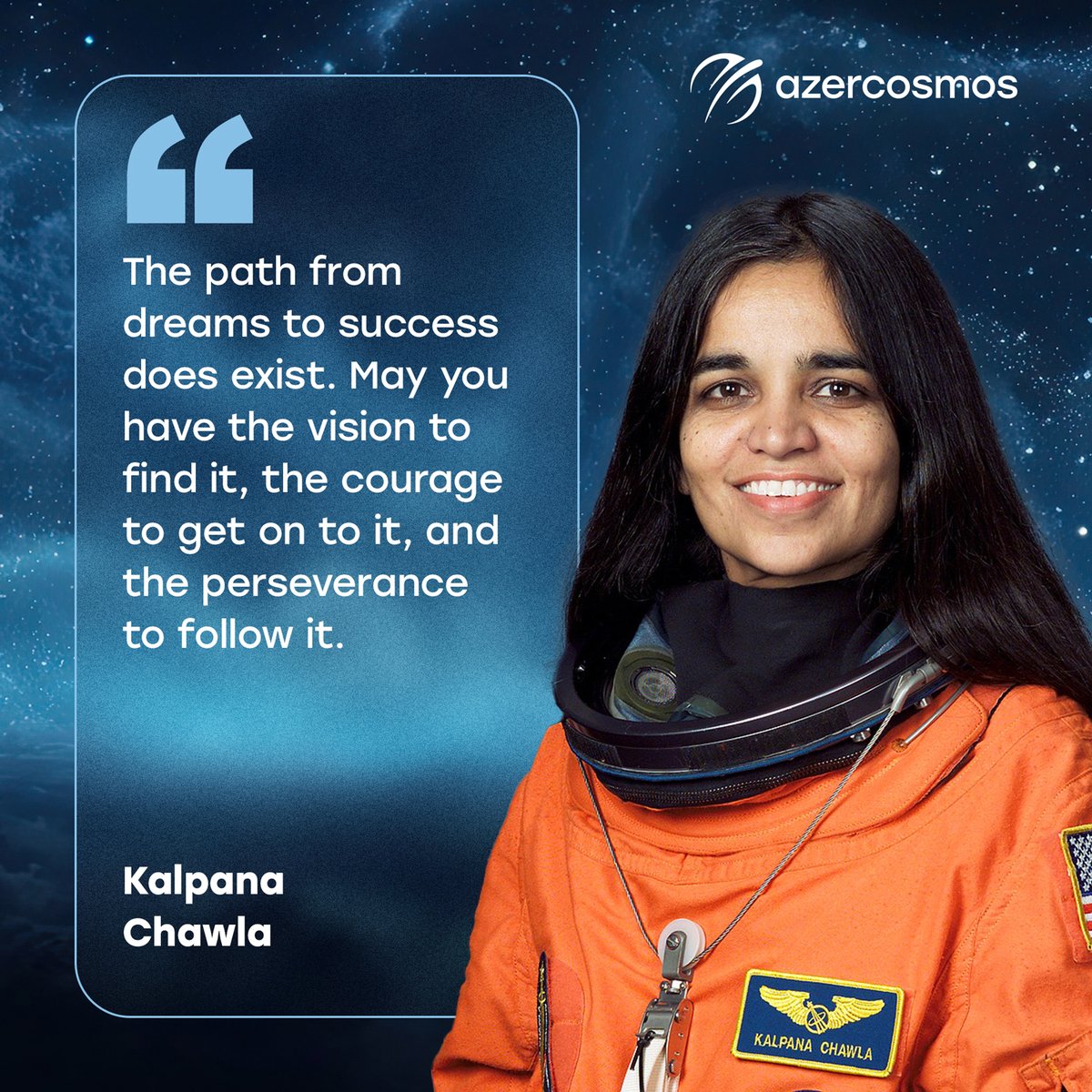 It takes courage to follow the path of your dreams. May the universe accompany on your journey! 💫 #Azercosmos #MondayMotivation