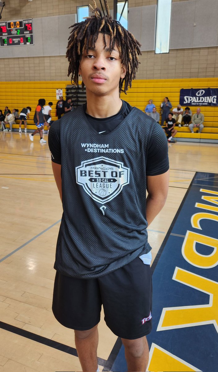 Pangos Best of SoCal League Notes: 6-5 2027 Josiah Nance (Heritage Christian/Northridge CA) is brimming with HM lead guard potential. What's not to like? Very good size, skill level & poise for this lefty playmaker. Top 5 prospect in SoCal's 2027 class Love his upside @FrankieBur