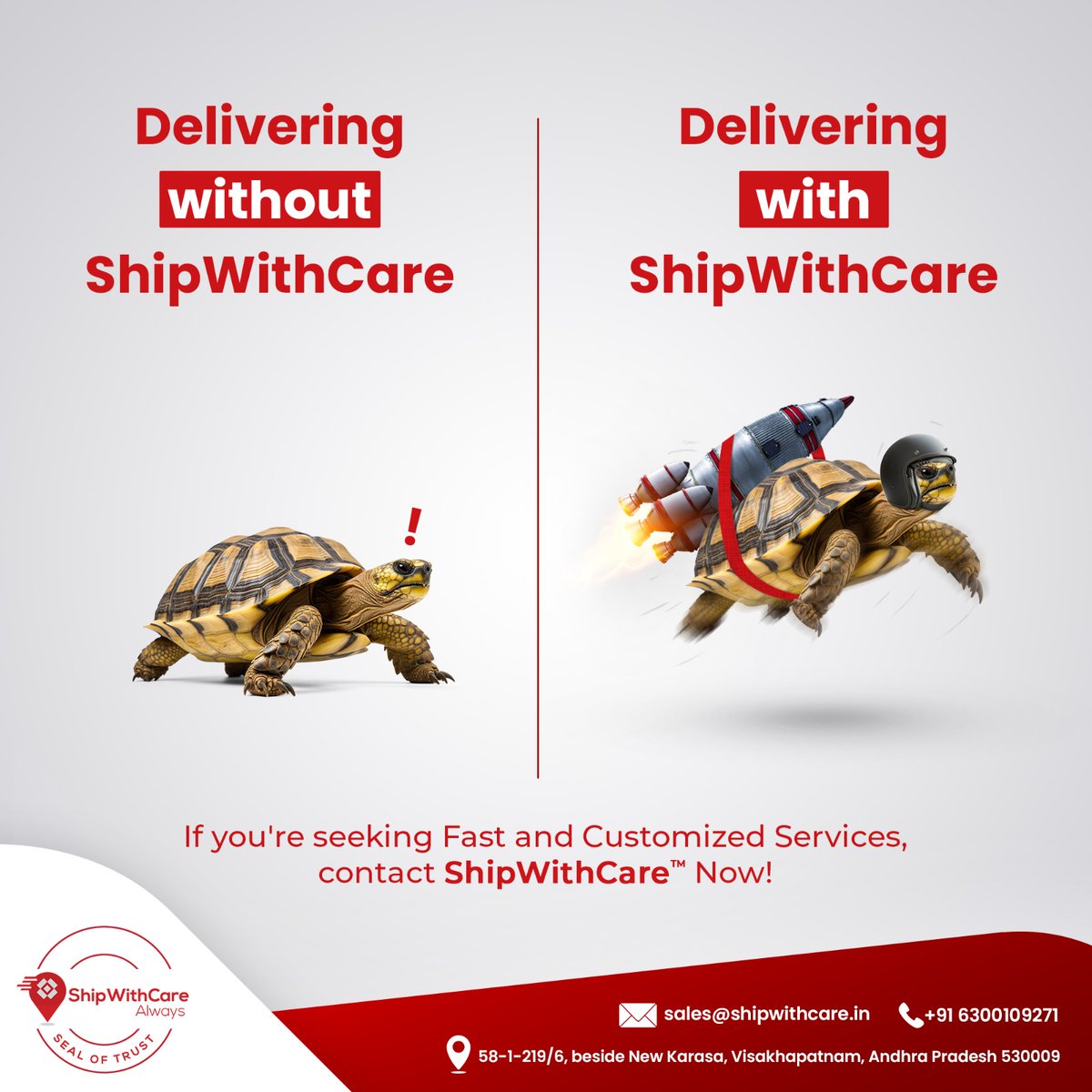 For fast and customized services, contact ShipWithCare now.
Your shipping needs, our priority.
.
.
.
#ShipWithCareNow #FastShipping #CustomizedServices #PriorityShipping #EfficientDelivery