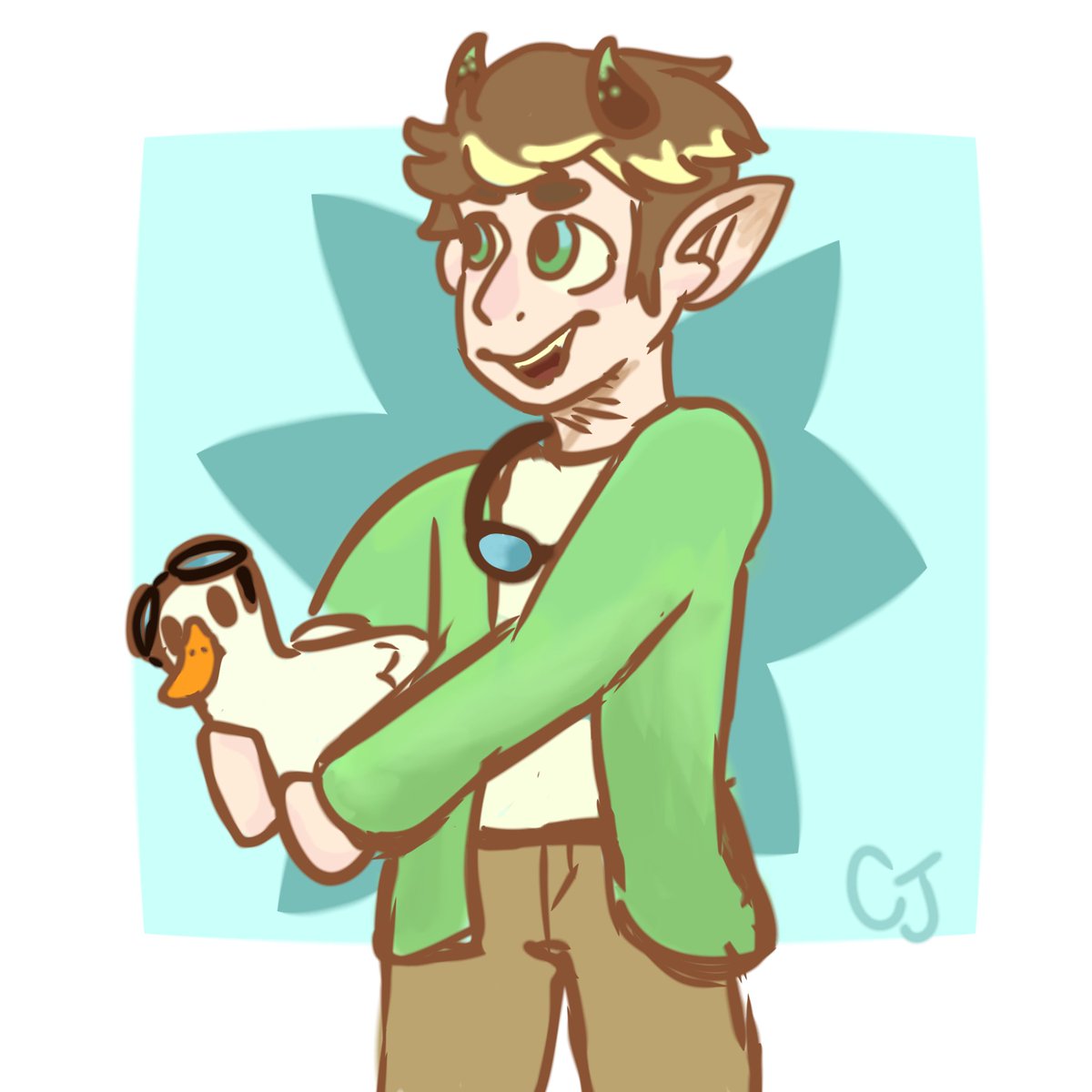 Helix_2022's tweet photo. Enter tubbo, a lovable boy and his lovable duck! (Reference) 
#qsmp  #qsmpfanarts #qsmpfanart #tubbo #tubbofanart #Tubbathon https://t.co/VGI1aVVRit