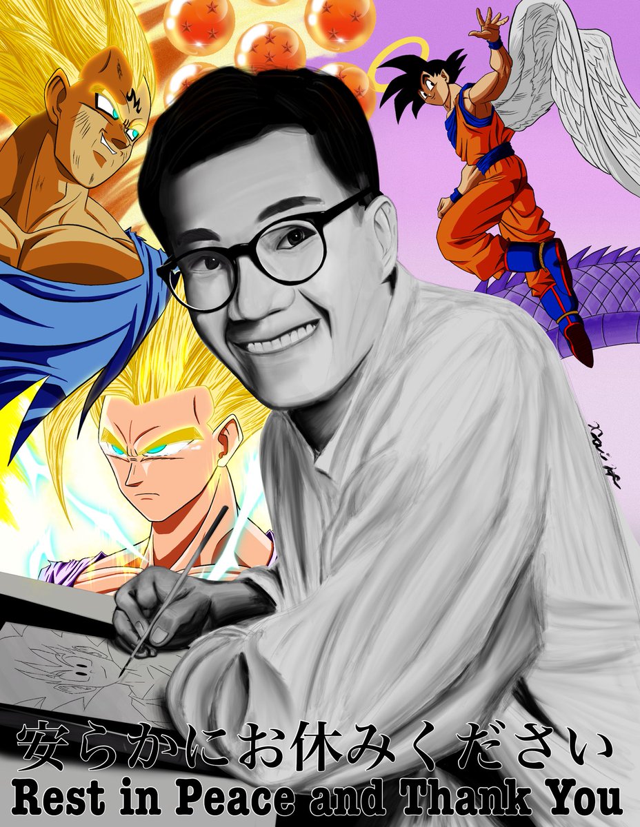 R34P3R_M41N's tweet image. Due to limited characters I’ll make this brief. Thank You Toriyama Sensei for inspiring me to draw, workout, take up martial arts, and never give up. 🙏🙏🫡🥲
I know it’s late, but work and school has delayed me a bit
#AkiraToriyama #art #DBZ #tribute #ThankYouAkiraToriyama