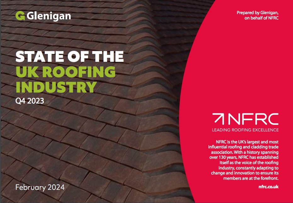 'Roofing contractors’ workload continued to improve during the final quarter of 2023, with commercial and domestic RM&I particular bright spots' Findings from @TheNFRC & @Glenigan Q3 2023 State of the UK Roofing Industry survey revealed: total-contractor.co.uk/survey-shows-l…