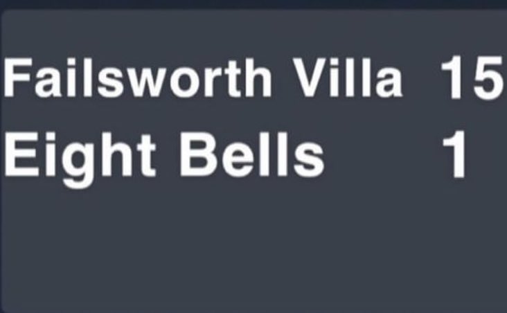 Best team in Failsworth they said….

I think we can confidentially say that’s the biggest lie in the entire history of football 👀😂

Back where we belong at the summit.

UTFV 💜