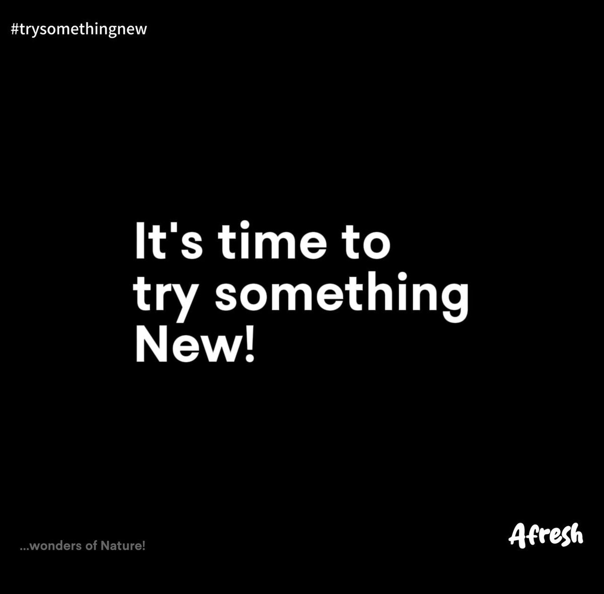 Paul256_'s tweet image. AD

It's time to try something new. It's time to start Afresh. #trysomethingnew
#startafresh get sorted today by @afreshug