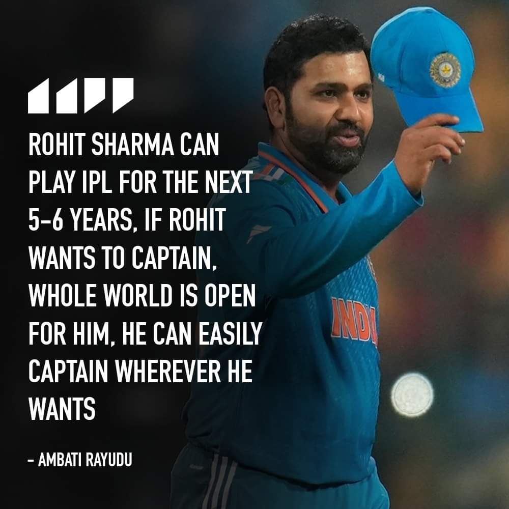 Ambati Rayudu on Rohit Sharma

#AmbatiRayudu #Teamindia #Icc #Cricket