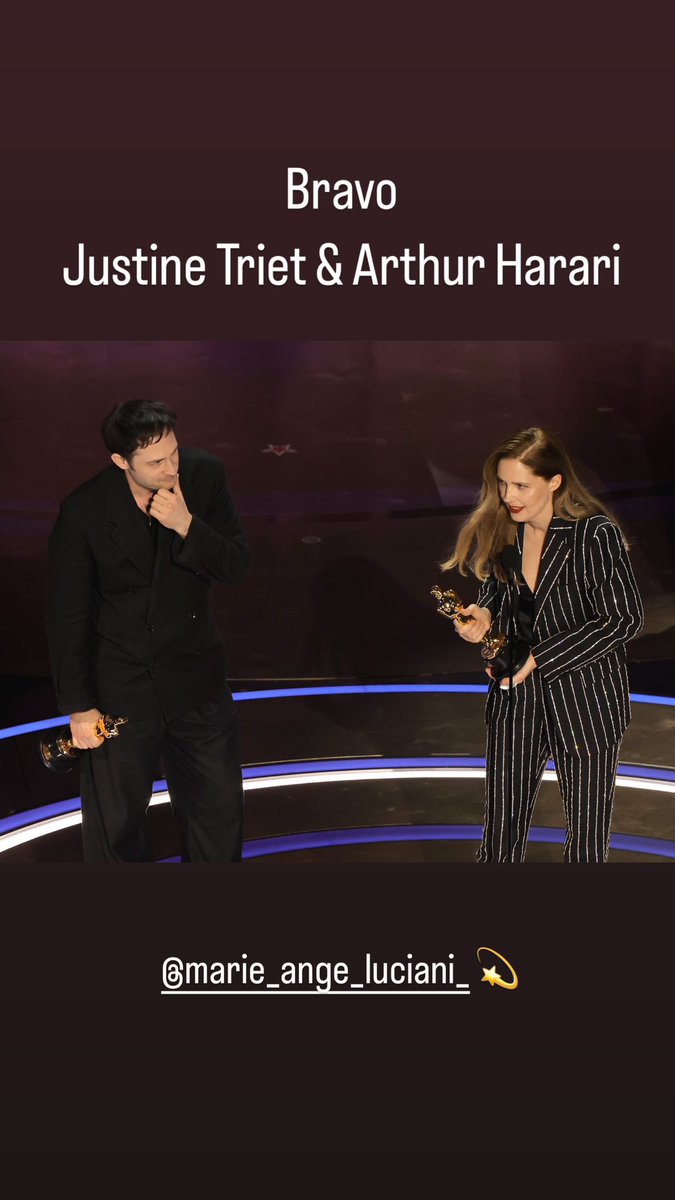 Bravo 🇫🇷💫 #Oscars2024