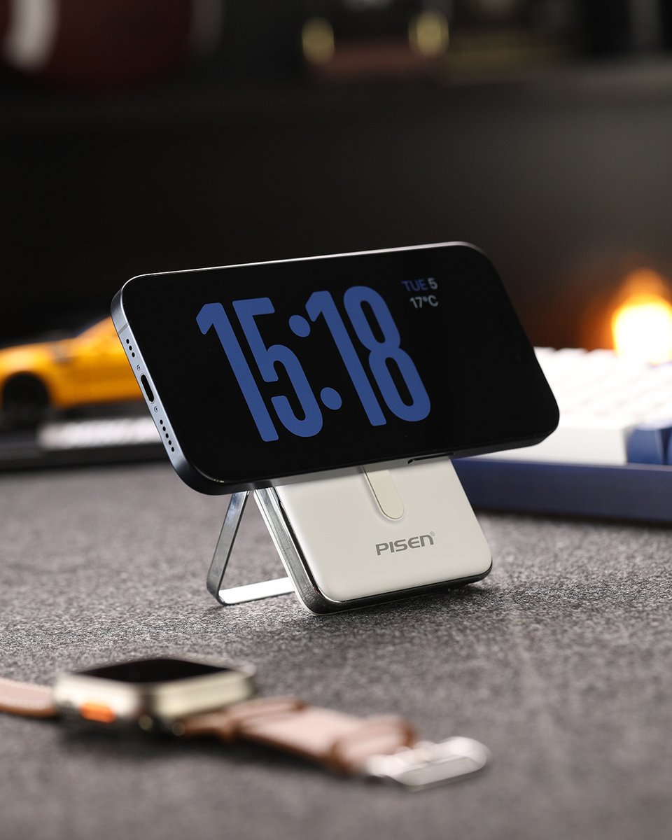 PISEN Magnetic Charging #Powerbank

💡 Why It's Awesome:

1️⃣10000mAh capacity plus travel-friendly✈️

2️⃣Built-in stand enables for horizontal / vertical charging

3️⃣Supports universal wireless charging for iphone & Android

🛒products link in bio

#Creatingforwonderful  #gadgets