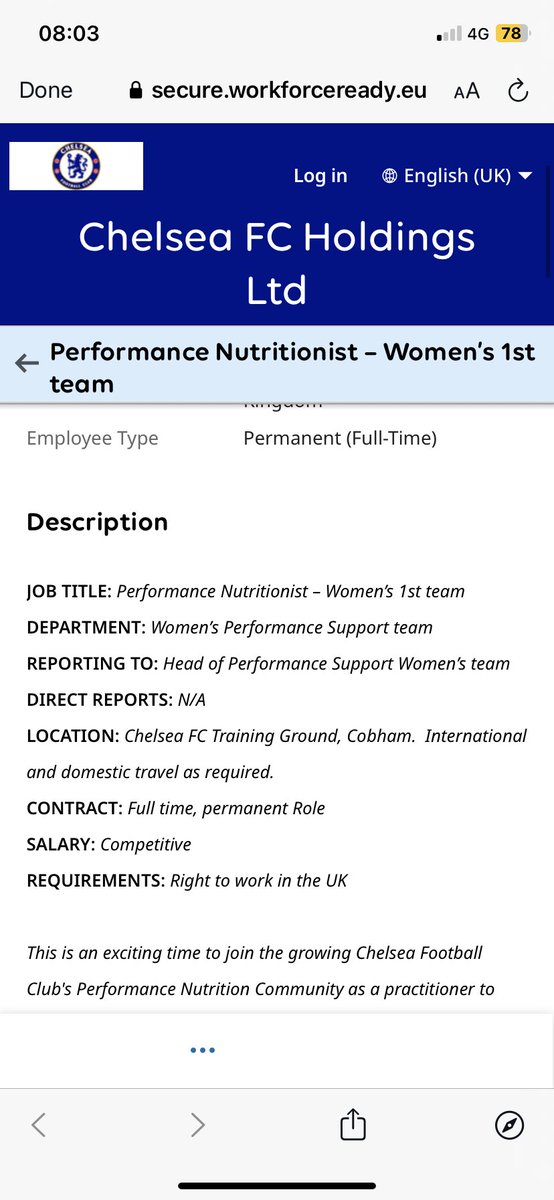 Another day, another “competitive” (code for bad pay) nutritionist salary working for a rich team. The lack of transparency on the basis of working with elite athletes is such poor form