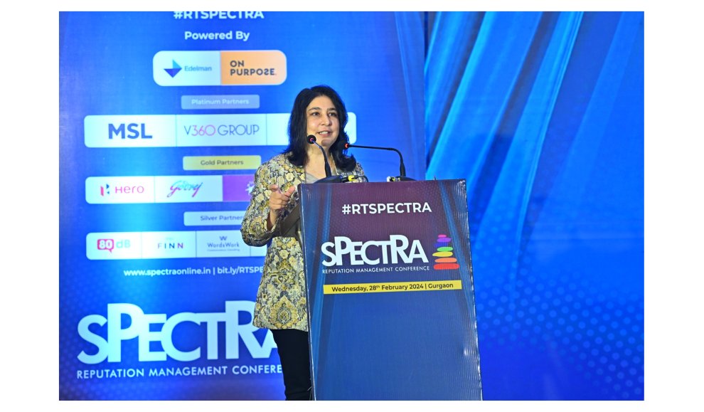 RepTodayMag's tweet photo. Navigating the Waves of Reputation Management in a Changing World https://t.co/Jd25SxlCxH
Don’t talk, but do”. Think inside/outside and then walk with the brand, writes Shree Lahiri as she pens a report on the keynote address at #RTSPECTRA #RTFEATURES https://t.co/TtYOyaFJZb