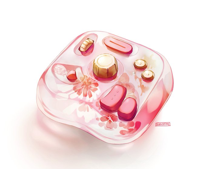 I know it's not practical... but I've been really into resin designs lately!  My entry for #DrawMyLite~ 