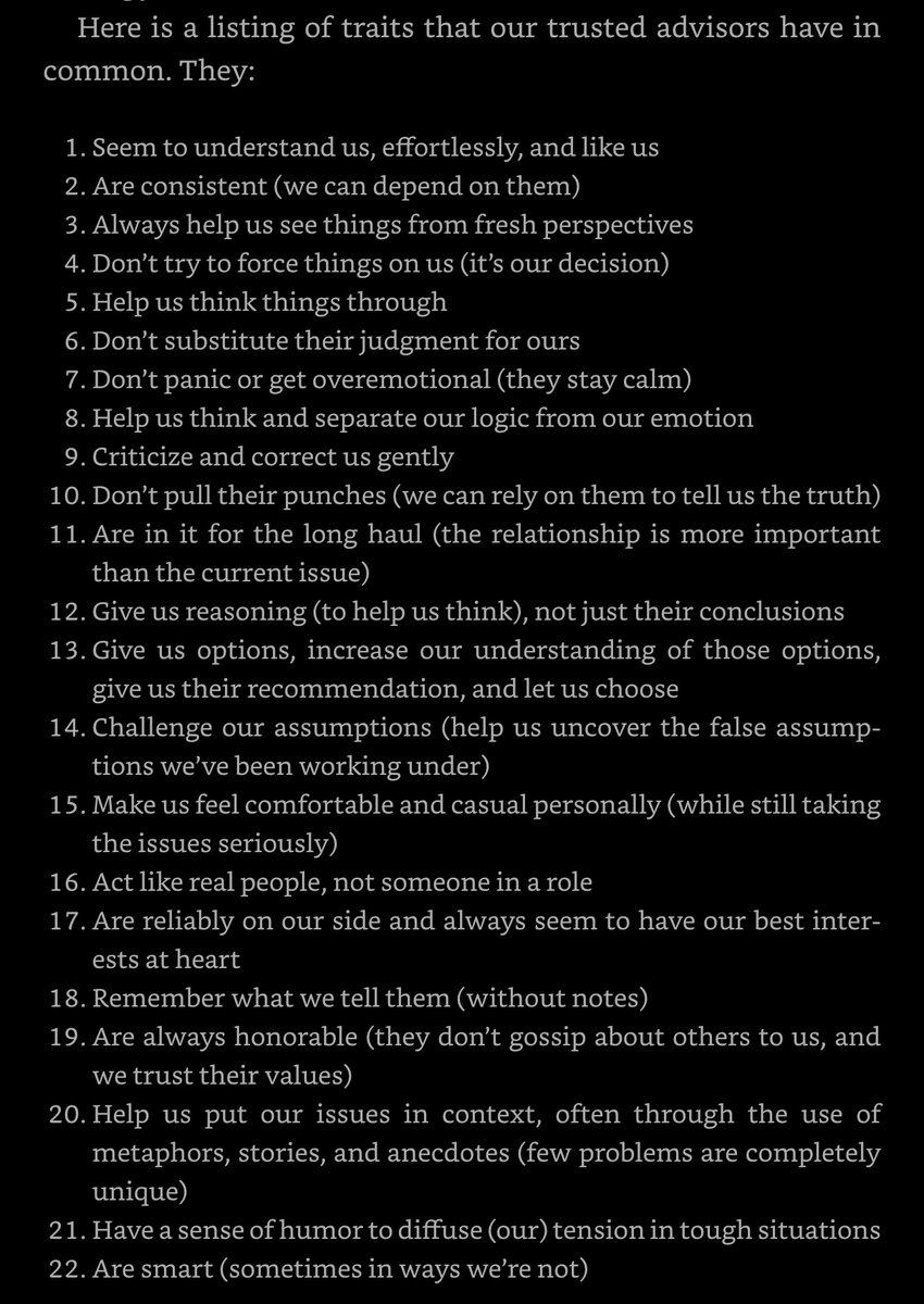 Good investors and advisors do this