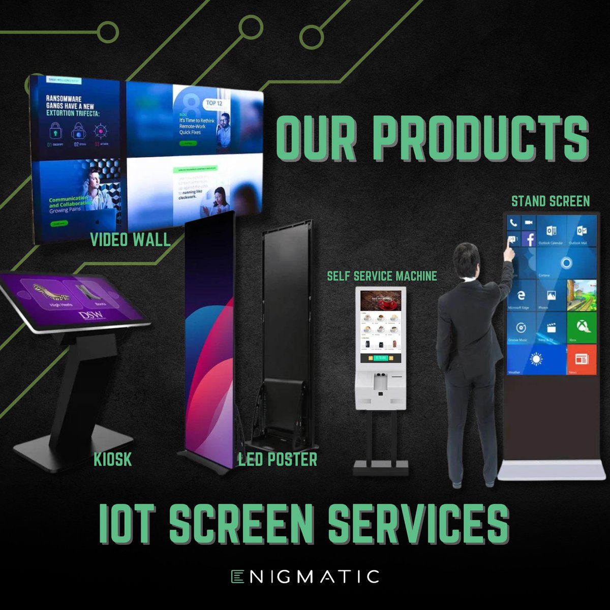 enigmaticksa's tweet photo. Step into the future with our cutting-edge IoT screens!
Experience innovation at its finest with our interactive, smart displays. Elevate your space and captivate your audience with the power of IoT technology
#روبوت #روبوتات #الذكاء_الاصطناعي #شاشات #شاشات_اعلانية  #روبوت_توصيل https://t.co/E9PcfYcokR