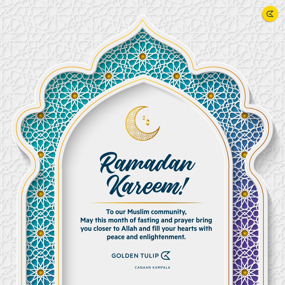 #ramadankareem🌙 To our Muslim community, May this month of fasting and prayer bring you closer to Allah and fill your hearts with peace and enlightenment. #goldentulipafrica #RamadanKareem #ramadanblessings #timetoexperience #playtimeanytime