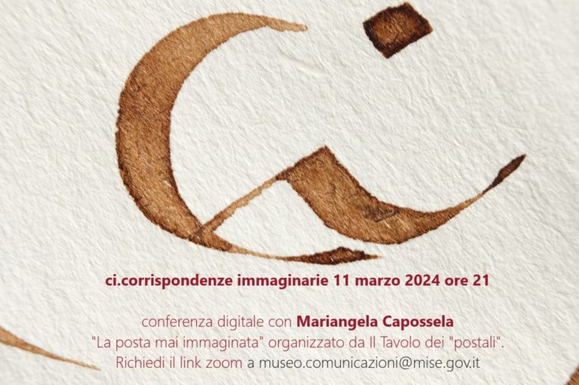 Vaccarisrl's tweet photo. Tavolo dei #postali “Ci - Corrispondenze immaginarie”
Oggi ore 21 “La posta mai immaginata”
Partecipazione: museo.comunicazioni@mise.gov.it
#francobollo #stamp #filatelia #philatelie #philately #italia #italy #italie #postalhistory #issp #vaccarinews #museocomunicazione #usfi https://t.co/Fv7qC3kWFE
