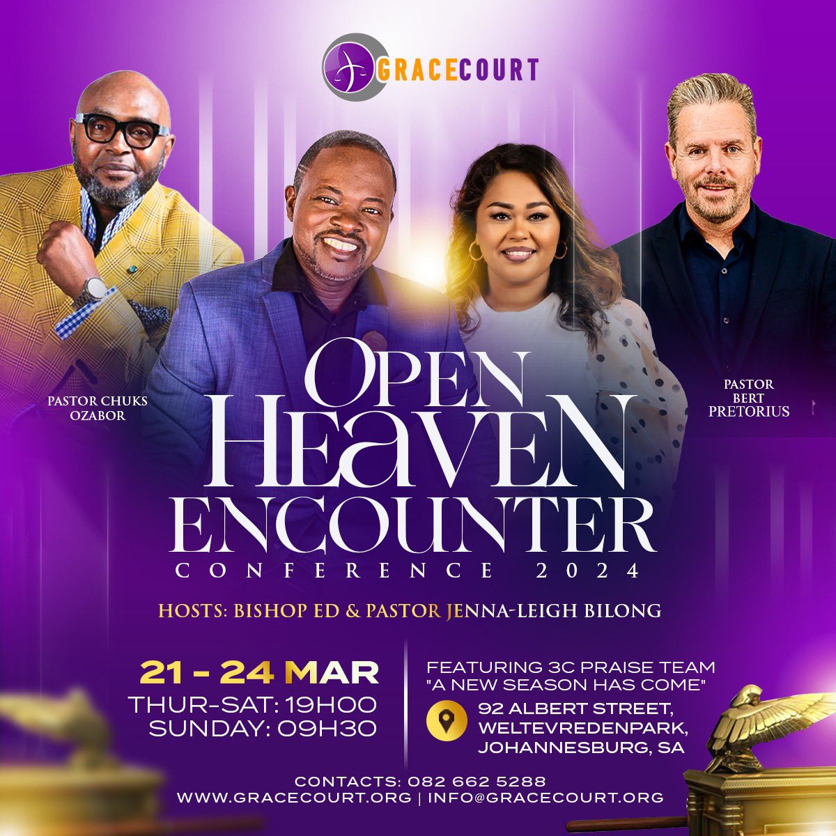 GraceImpactZA's tweet photo. The build up is getting momentous... last week before OHEC 24 week begins. 

1. Intensify your Prayer in preparation. 
2. Focus and sharpen your expectancy. 
3. Continue to invite your family, friends and colleagues. The heat is ON!!! 

Shalom Shalom Shalom... https://t.co/Yaljp1RaQz