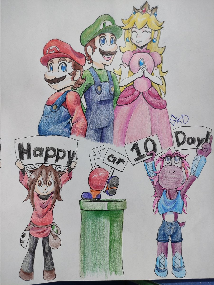 Hope y'all spend a Nice Mario Day! 

#MAR10Day #SuperMarioBros #fancharacters