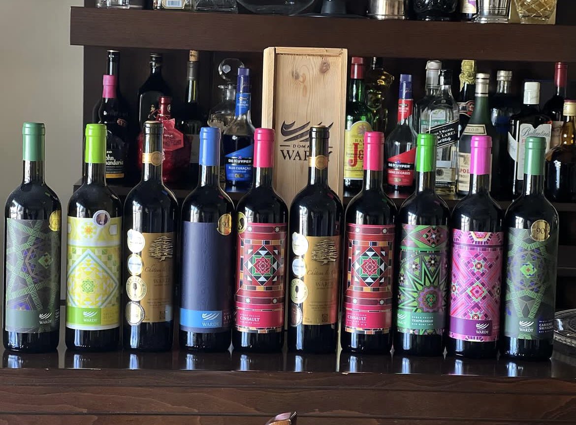 A beautiful collection of Domaine Wardy Wines. 
Thank you @le.na9465 for sharing this photo. Enjoy. Cheers 
.
#wine #winelovers #familybusiness #lebanesewineries  #winetasting #vegan #wines #winetourism #awardwinning #premiumwine #winesoflebanon #lebanon #winelover #sustainable