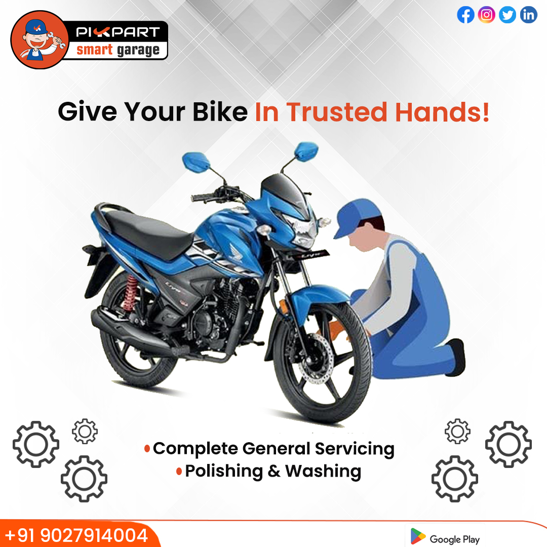 🏍️ Trust your bike to the experts! 🏍️

☎ 9027914004
✉ info@pikpart.com
🌐 pikpartsmartgarage.com

#Pikpart #SmartGarage #TwoWheelerService #TrustTheExperts #RideWithConfidence #QualityService