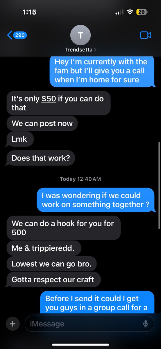 Hey <a href="/trippieredd/">Trippie Redd</a> I got scammed 500 bucks thinkin I got a feature with you as an underground artist who don’t got much but his music this one hurts….