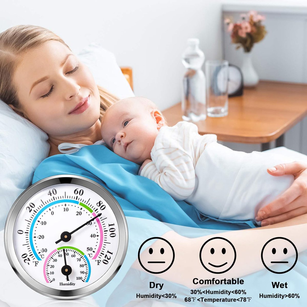 CrazySalesAus's tweet image. Mini Thermometer Hygrometer Indoor Outdoor Thermometer Temperature Humidity Monitor Gauge Temperature Monitor for Home Wall Room Incubator Tank (Silver) bit.ly/4c7o2T4 #thermometer #hygrometer #humidity #monitor #gauge #home