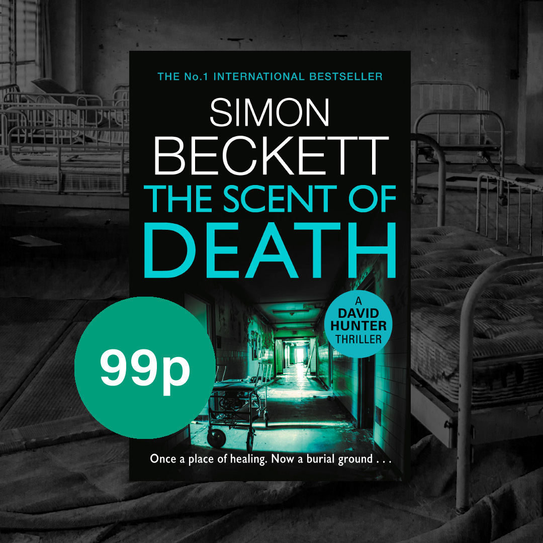 The sixth David Hunter novel, The Scent of Death has been selected as a Kindle Monthly Deal title, available to download from Amazon for £0.99 throughout March. ➤ tinyurl.com/yxn6fuuj