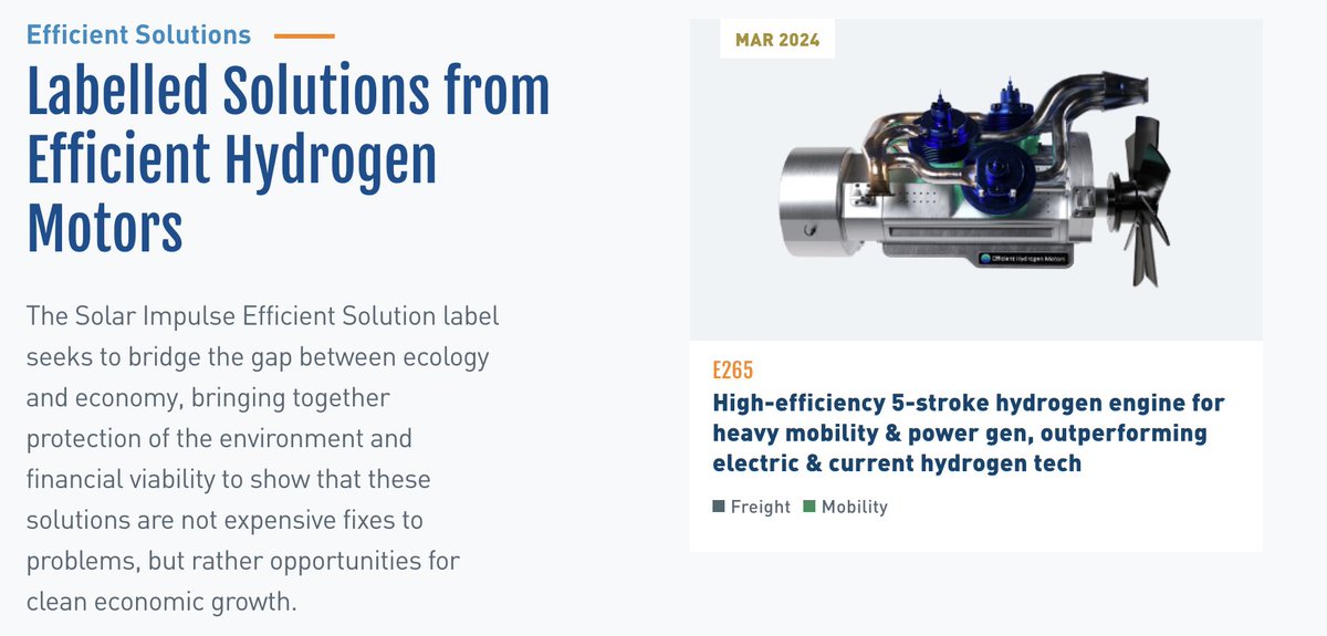 ehm_bzh's tweet photo. 🚀🌿 Grande nouvelle ! Efficient Hydrogen Motors a été labellisé par la Fondation Solar Impulse, marquant une étape importante dans notre quête d'une mobilité durable. 

https://t.co/NNnhWYyk2N https://t.co/7AQxGAxMKP