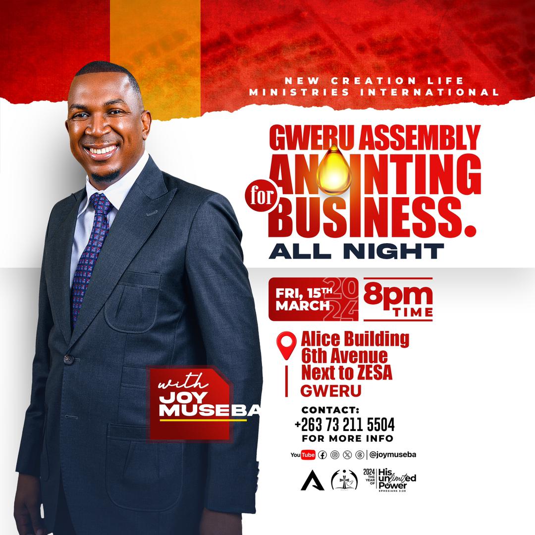 We are in Gweru this Friday talking all things business.