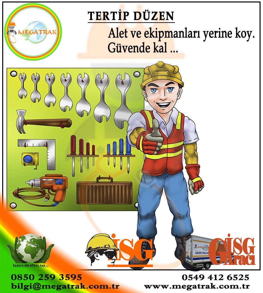 AtesSamil's tweet photo. Ķüçük tedbirler büyük kazaları önler. 
Megatrak 
0850 259 3595 
0549 412 6525 
bilgi@megatrak.com.tr 
https://t.co/EFY8fKE4zk 

#Megatrak #isg #çevredanışmanlık #tertipdüzen https://t.co/wv5lleVWyO