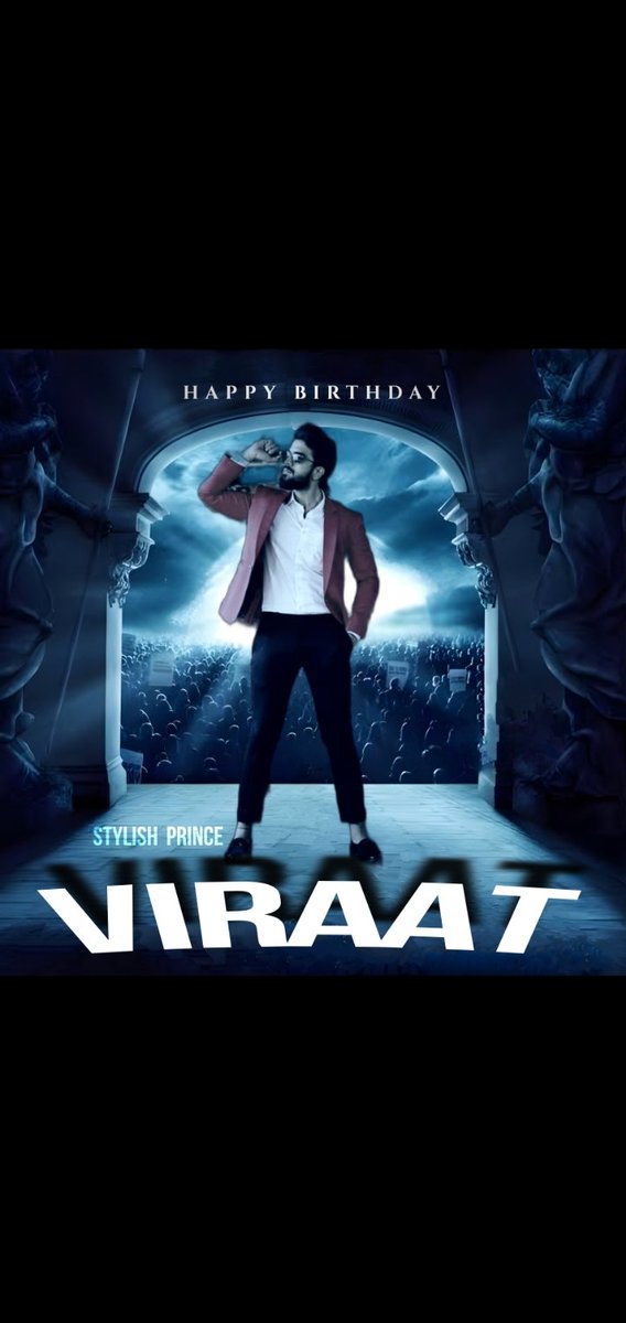@viraat_official Happiest birthday bossu🖤👀😚