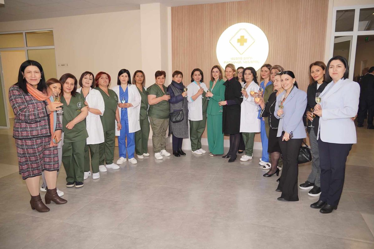🏥The opening of #VayotsDzor Medical Center. The center is equipped with modern medical equipment, furniture and medical supplies. It is a structure with high seismic resistance, meeting the international standards of modern hospital construction. moh.am/#1/7226