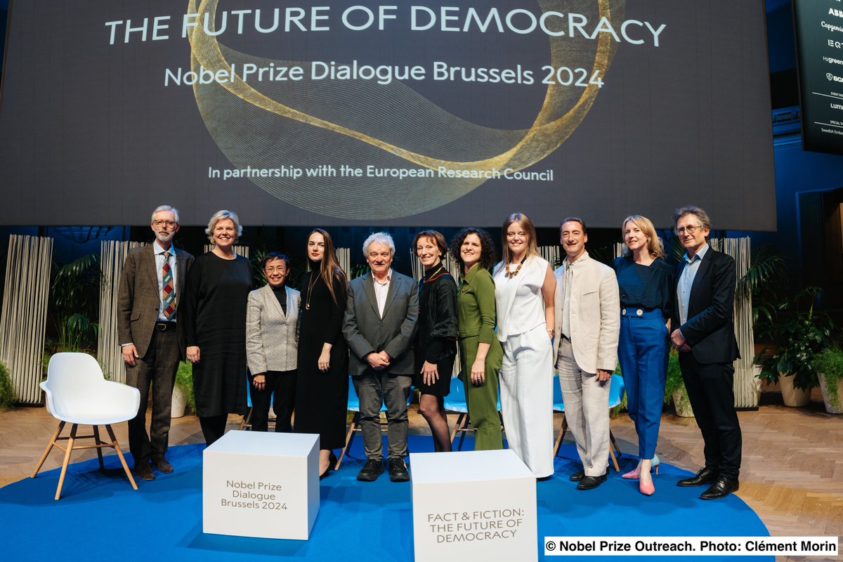The Nobel Prize Dialogue took place almost a week ago, but its online recording is still meeting with great success! Don't hesitate to catch up:
youtube.com/watch?v=qeOzHx…

<a href="/NobelPrize/">The Nobel Prize</a> <a href="/ERC_Research/">European Research Council (ERC)</a> <a href="/mleptin/">Maria Leptin</a> <a href="/mariaressa/">Maria Ressa</a> <a href="/avalaina/">Oleksandra Matviichuk</a>  @sirpaulnurse <a href="/FeringaLab/">Feringa Lab</a> <a href="/annliffey/">stefania milan</a> <a href="/VeraJourova/">Věra Jourová</a>