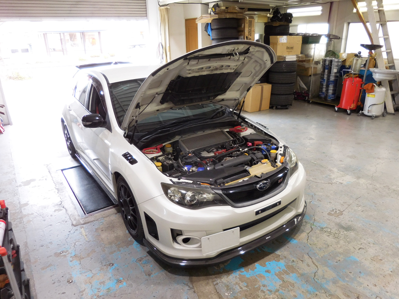 ProvaYokohama's tweet photo. #wrxsti #grb #specc #スポーツラジエタ 交換 + #プラグ 交換 + #アライメント 調整 でのご来店です。メンテナンス＋α でのご相談で、通勤時に操舵感がシビアだとのこと。少し緩めの設定に調整いたしました、ありがとうございました！#subaru #prova #ohlins #alignment https://t.co/eekGrE7I4L