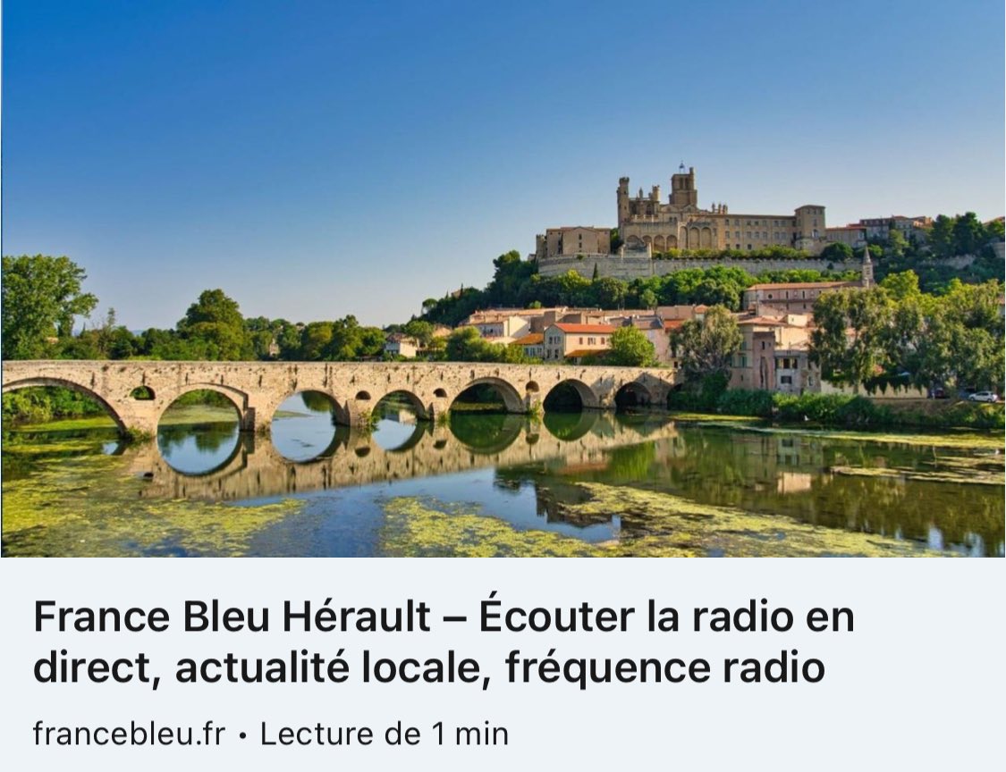 Le reportage de @bleuherault en immersion dans le quotidien de la maternité du @CHBassindeThau est diffusé à partir d’aujourd’hui sous la forme d’un podcast quotidien à 7h20 et en intégralité sur le site web de la radio 👏 aux équipes ! francebleu.fr/herault