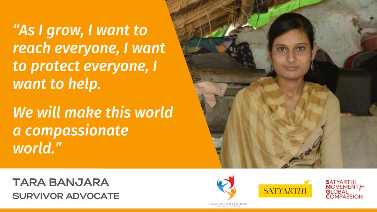 Tara Banjara, a survivor of child exploitation, the first girl in her village to finish school &amp; graduate from college, &amp; a powerful activist for children's rights, closes our opening ceremony with passion.