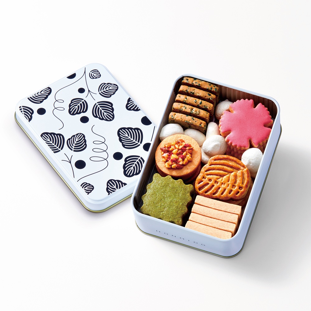 📢新商品のご案内！ #HONMIDOクッキーフラワー缶 可愛らしいお花型の