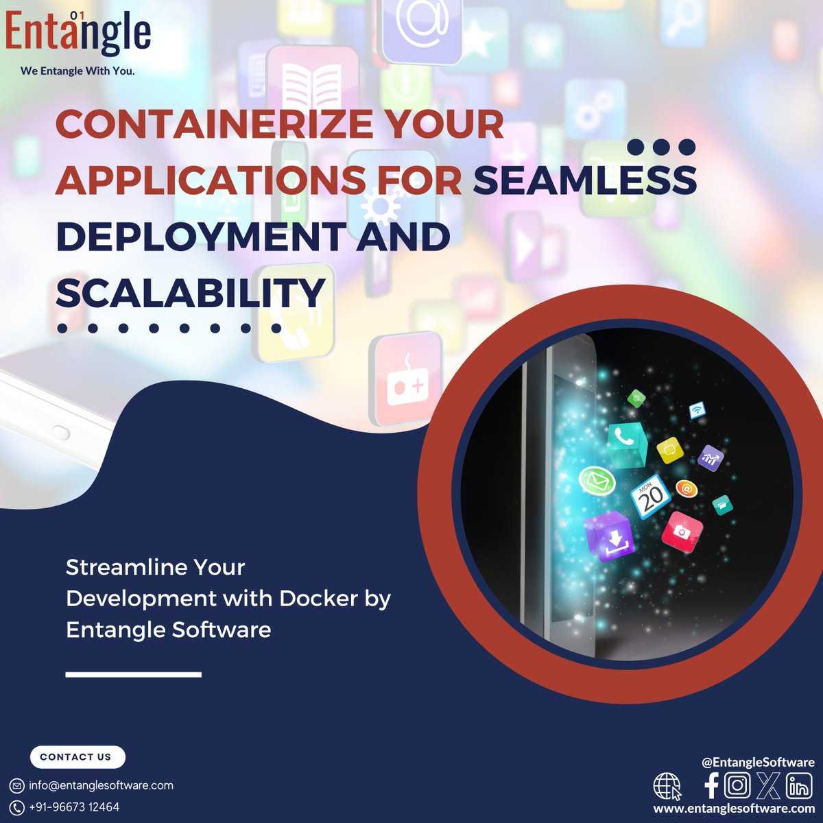 espl_software's tweet image. Sail into smoother deployments with Docker by Entangle Software! Say goodbye to environment inconsistencies and hello to lightweight, portable containers. 

Explore why Docker is the game-changer for modern development!

#DockerRevolution #EntangleInnovates