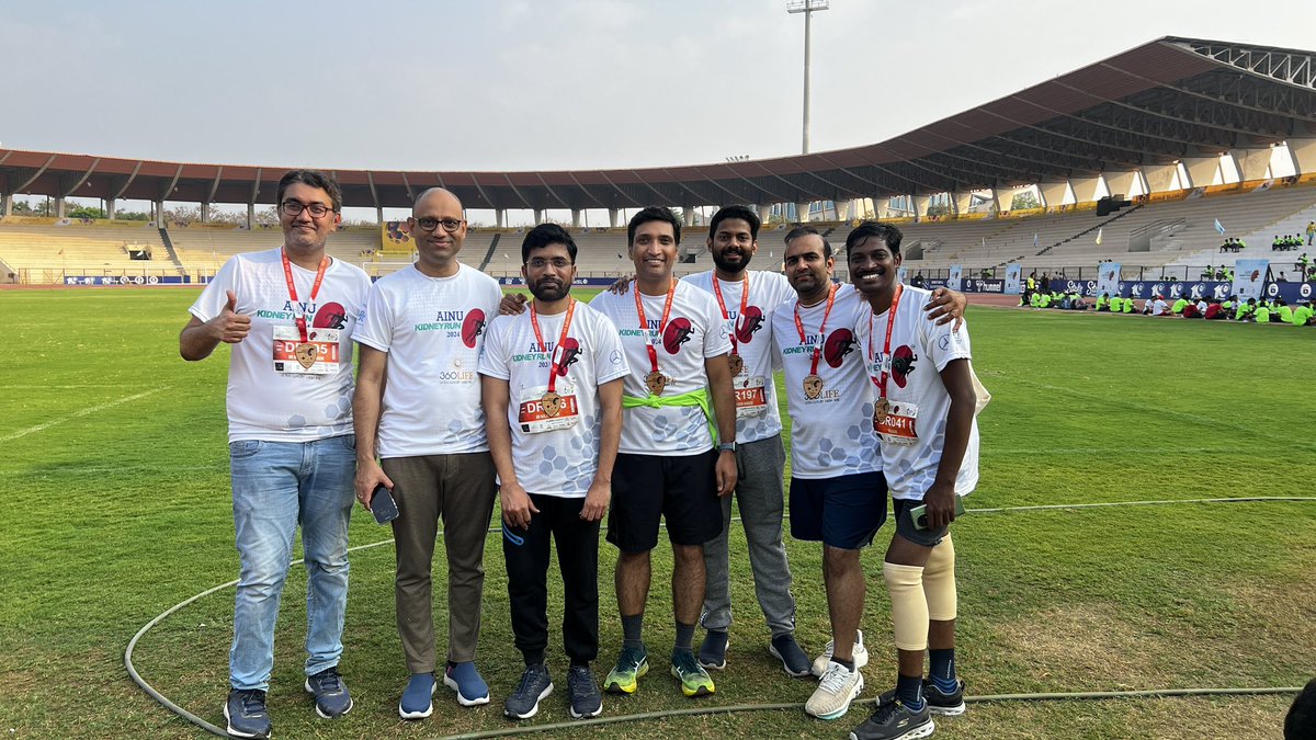 AINU Nephrology (@ainunephrology) on Twitter photo <a href="/AINUKidneyRun/">AINU Kidney Run</a>
"Optimising prescription practises"
This #WorldKidneyDay AINU team promotes best prescription practises for optimal outcomes..
Creating awareness by annual running event.. <a href="/AINUKidneyRun/">AINU Kidney Run</a>
"Optimising prescription practises"
This #WorldKidneyDay AINU team promotes best prescription practises for optimal outcomes..
Creating awareness by annual running event..
