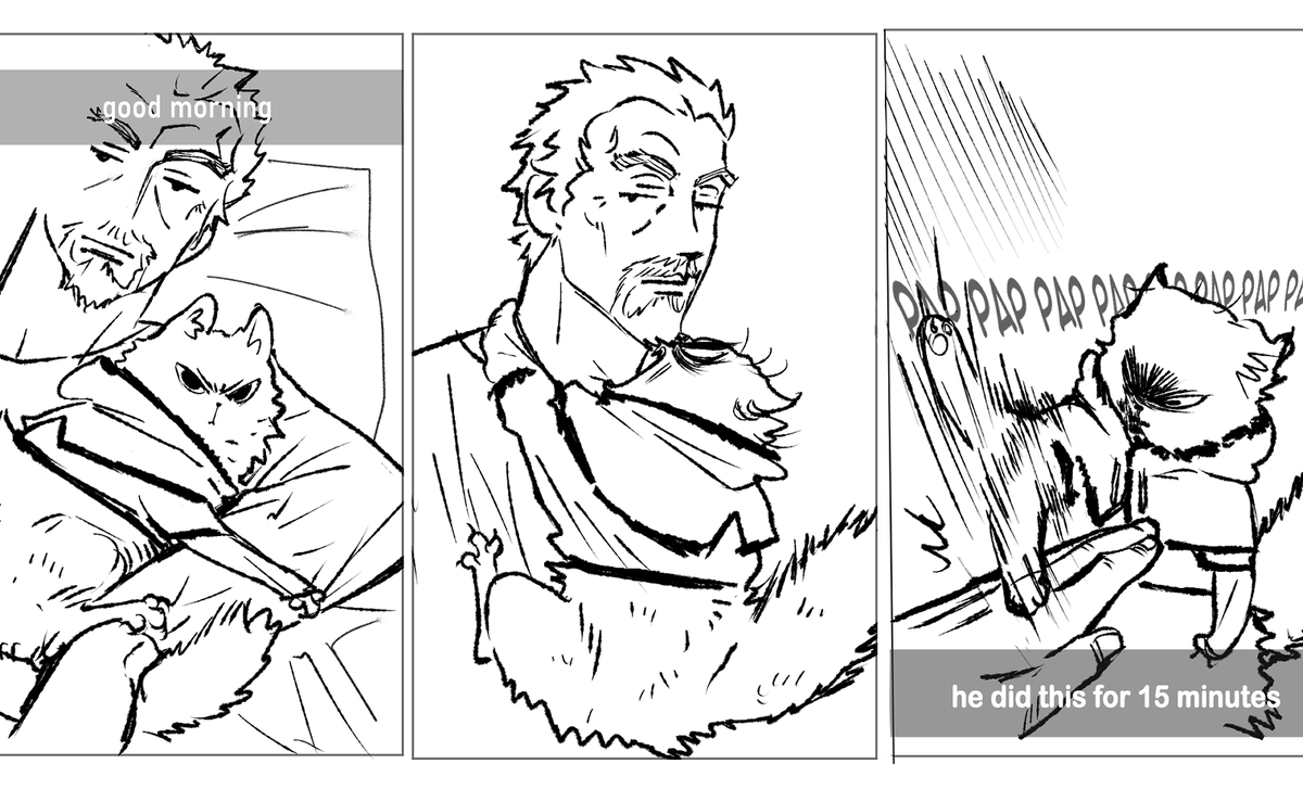 <a href="/kakuzta/">KAKU</a> HAPPY BIRTHDAY i drew your catfinn design<3