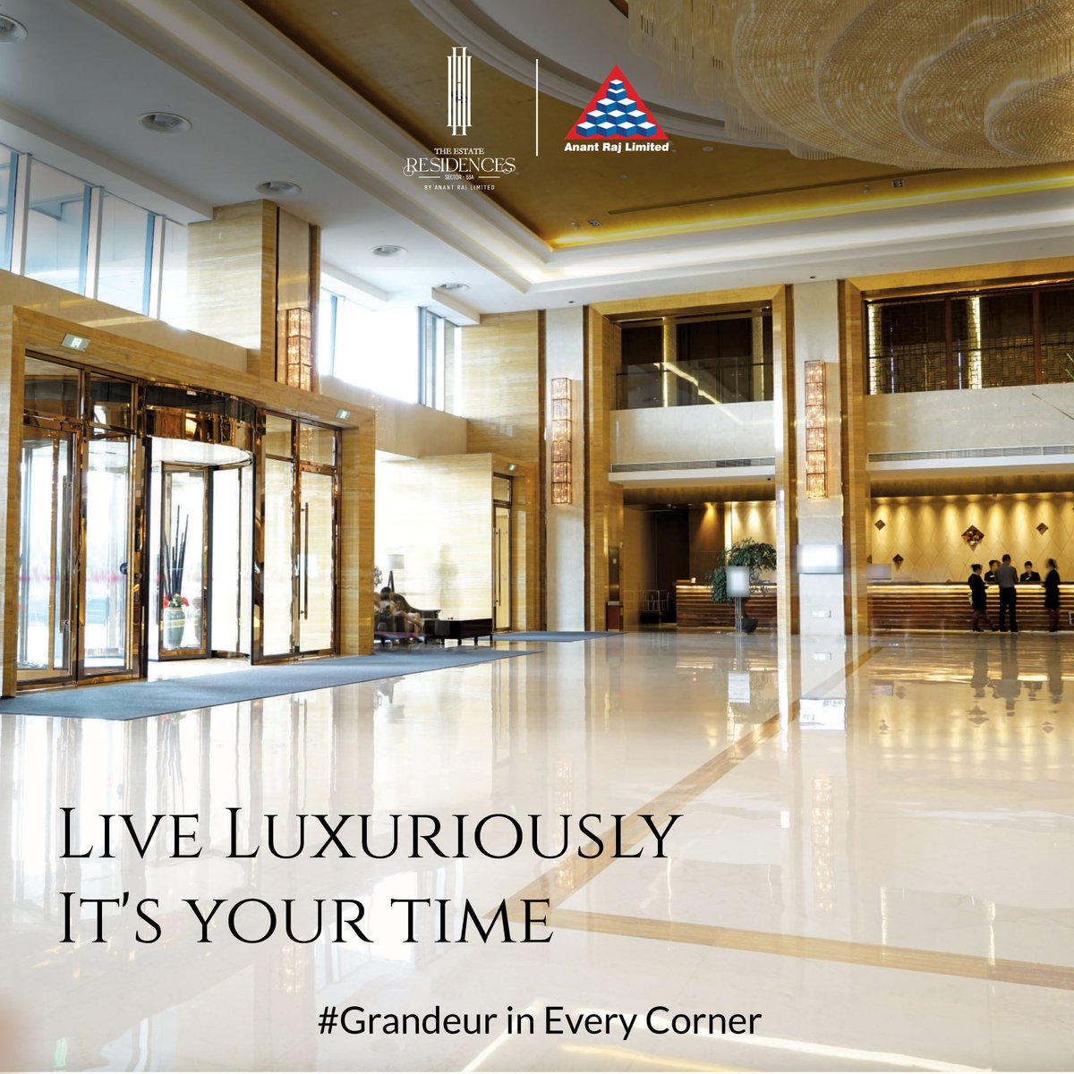 Live luxuriously. It's your time to indulge in the finer things life has to offer.
#TheEstateResidences #GrandeurInEveryCorner #AnantRajLimited #anantRajEstate #NewLaunch #sector63agurugram #golfcourseextensionroad #golfcourseroad #gurugram #LuxuryLiving #LuxeLiving #AnantRaj