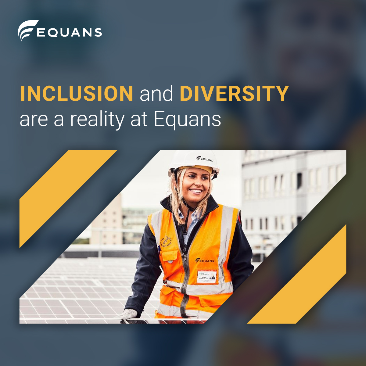 Equans is not only making plans to promote women. Equans is also taking concrete action to attract and retain women in the industry. 👷‍♀️ 

I'm so proud to work for this company. 

#Womeninindustry #Proudtomakeitreal #Equans