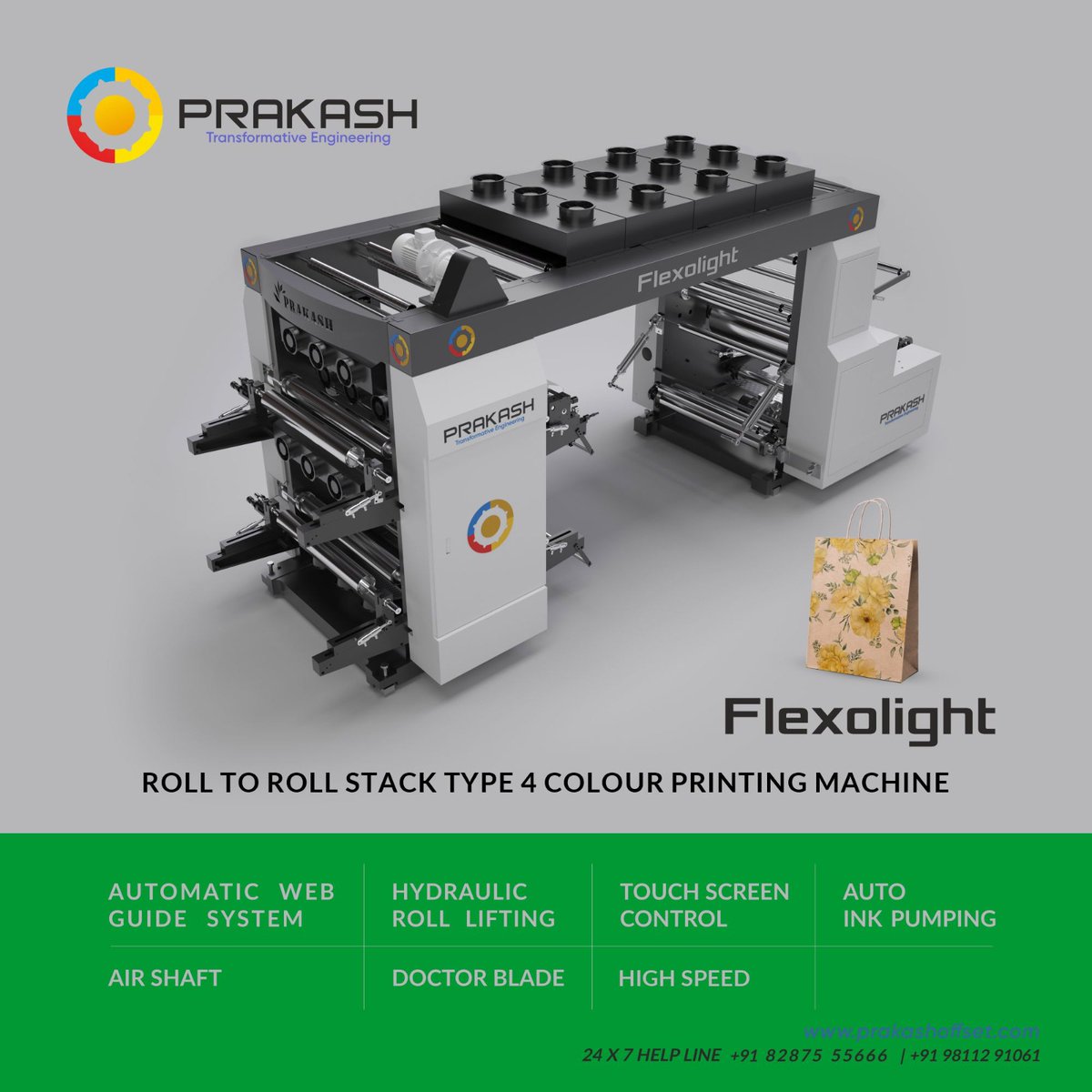 prakashmachine's tweet image. 𝗥𝗼𝗹𝗹 𝘁𝗼 𝗥𝗼𝗹𝗹 𝗦𝘁𝗮𝗰𝗸 𝗧𝘆𝗽𝗲 𝟰 𝗖𝗼𝗹𝗼𝘂𝗿 𝗣𝗿𝗶𝗻𝘁𝗶𝗻𝗴 𝗠𝗮𝗰𝗵𝗶𝗻𝗲

For more information visit here
🌐 𝗪𝗲𝗯𝘀𝗶𝘁𝗲: t.ly/Zy63V

#Flexomachine #PrintingTechnology #FlexoMachine #CuttingEdge #PrakashFLU #SuperiorQuality #PrecisionPrints