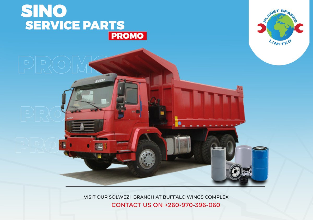Come get your quality  truck parts from us at Planet Spares.😁

Kindly note that, this is only available at our Solwezi Branch.😅

You can reach us on +260970396060.

 #planetspares #cardoctors #carsuspension #serviceparts #autospares #diagnosticservices #kitwe #lusaka #solwezi