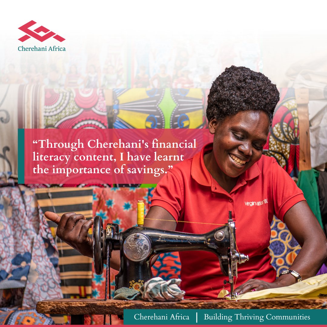 With our continuous financial literacy training through field officers, customers are equipped with incredible skills in financial management and savings, which is a necessity to effectively run their businesses.

#CherehaniAfrica #BuildingThrivingCommunities