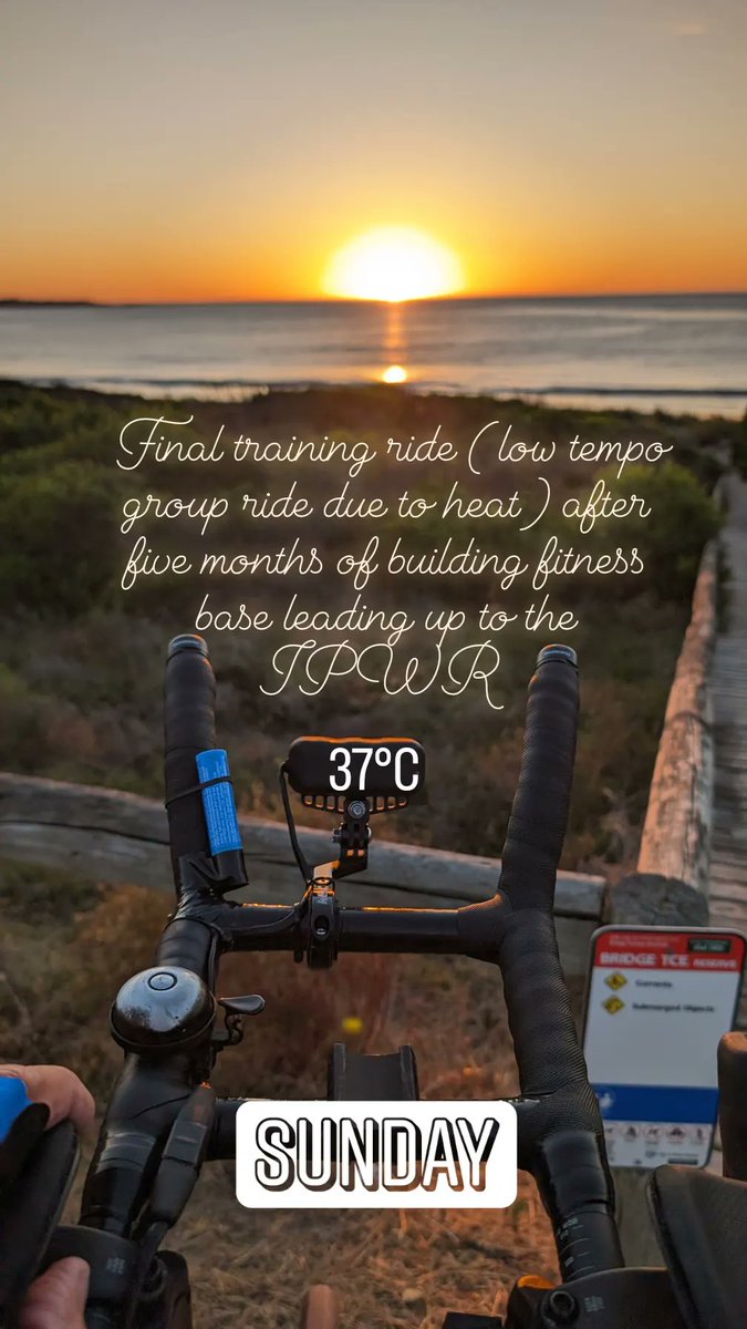 ChristopherRB19's tweet photo. The Indian Pacific Wheel Race/Ride
begins this coming Saturday morning at 6:22
My #MAPprogress GPS device name is IPWRCavemanSix
Click on the link below and watch 37 international riders race from Fremantle to Sydney.
#bemoremike #mikehall #IndiPac 2024
https://t.co/z4B82rrRVP https://t.co/IF28eICYwk