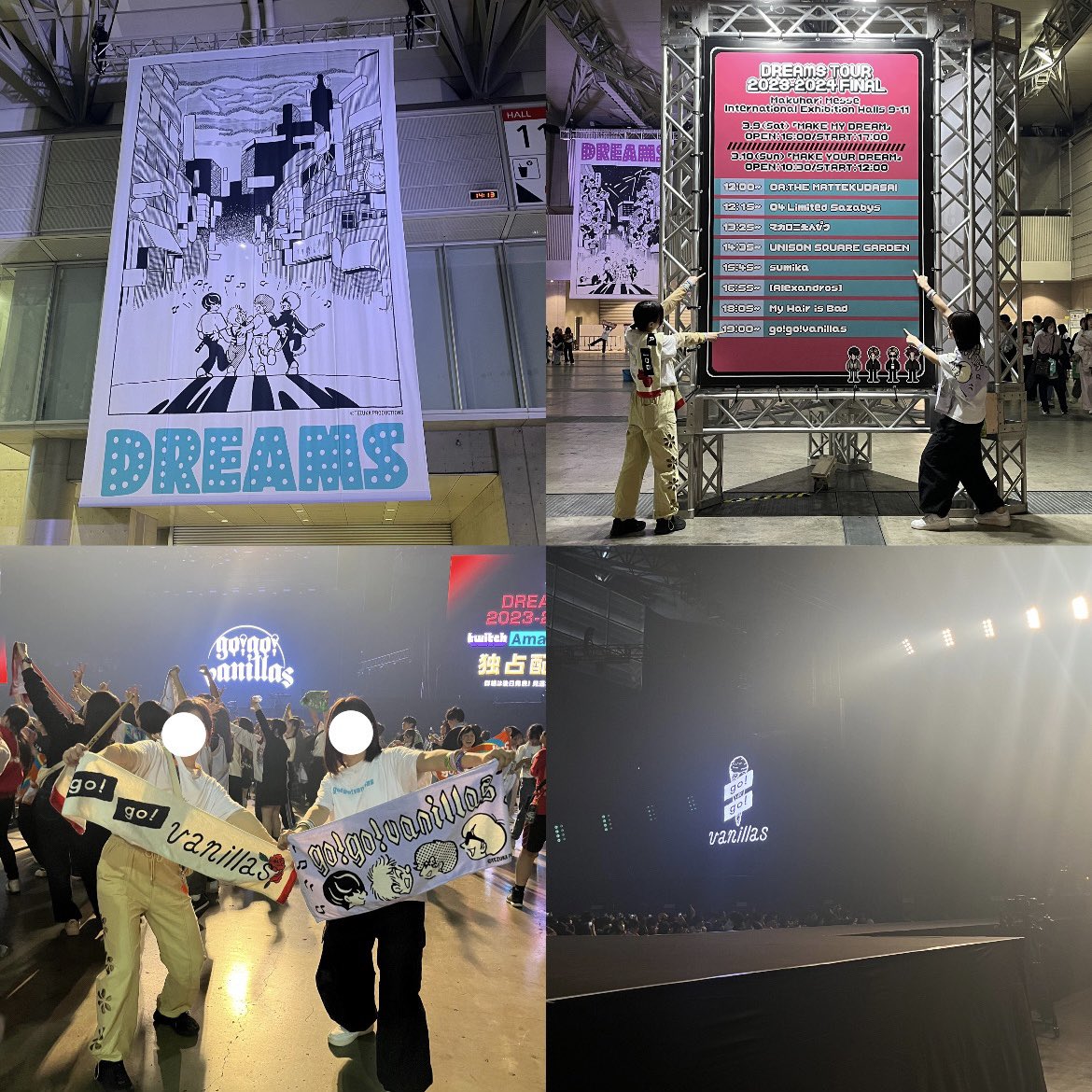 ___ukiuki01's tweet photo. DREAMS TOUR 2023-2024
高知 大阪2days 鳥取 幕張2days
最高の夢を見させてもらいました✊🏻 ̖́-
これからもずっとgo!go!vanillasがだいすき。 https://t.co/dllrJ9ffX3