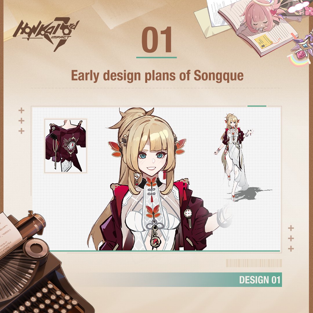Honkai Impact 3rd on X: “Typewriter Art Archives | Songque 