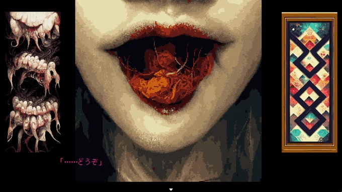 非力そうな女性がどうして2人ものバラバラ殺人を?サイケデリック尋問ADV『It was a human』ストアページ公開容疑者は甘い言葉や媚びた態度でプレイヤーを惑わせます。 